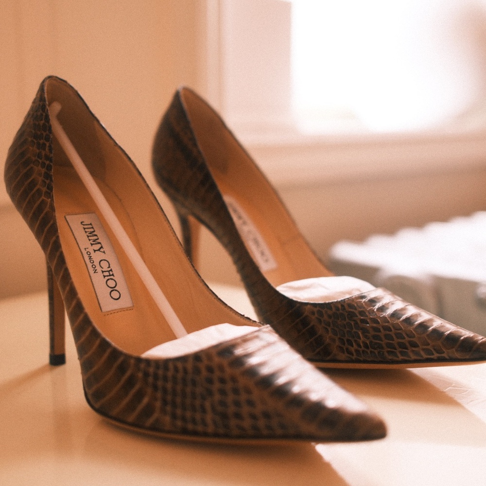 Jimmy Choo Python Pumps, Like - New - image 3